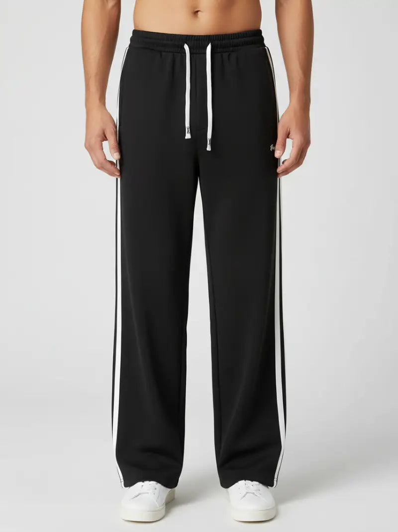 Trendy Contrast Color Stripe Trousers (PACK OF 3)
