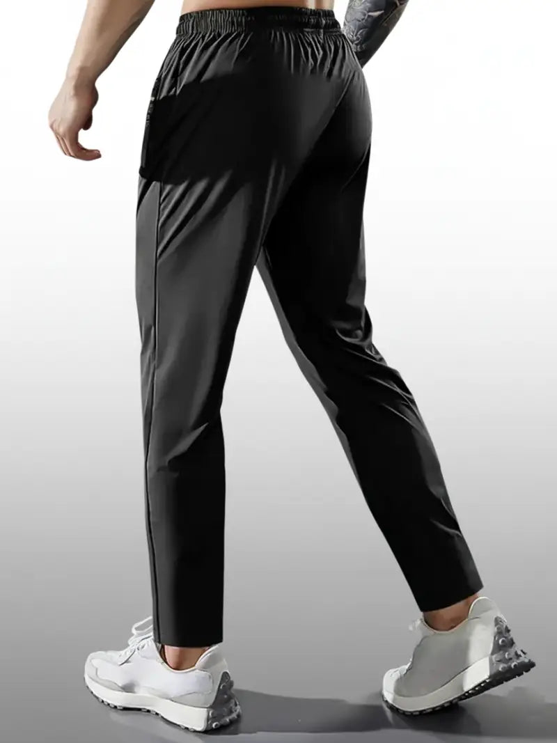 High Stretch Premium Italian Spandex Black Trouser