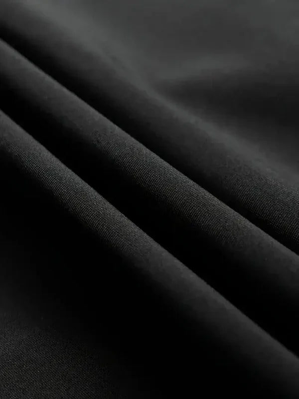 High Stretch Premium Italian Spandex Black Trouser