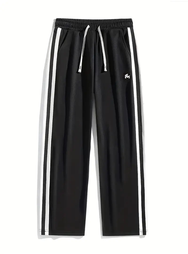 Men's Trendy Contrast Color Stripe Trousers